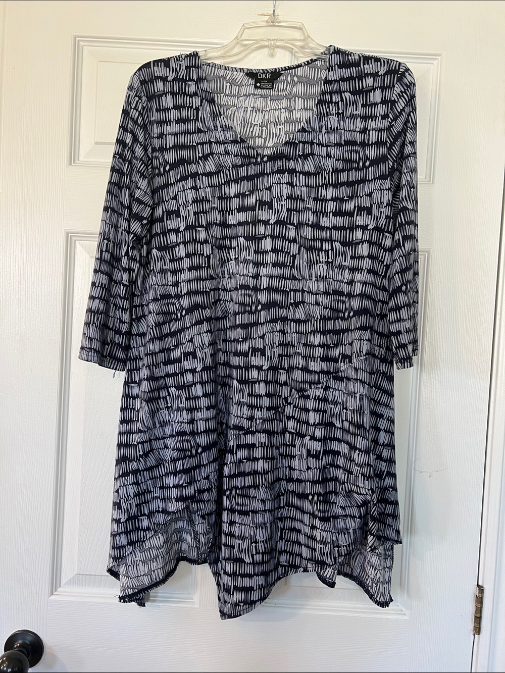 DKR Monochrome Patterned Top